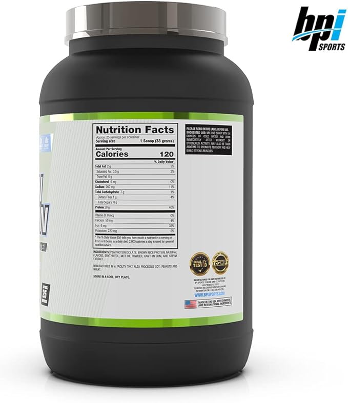 Bpi sports Vegan Protein 25 Servings 823gm