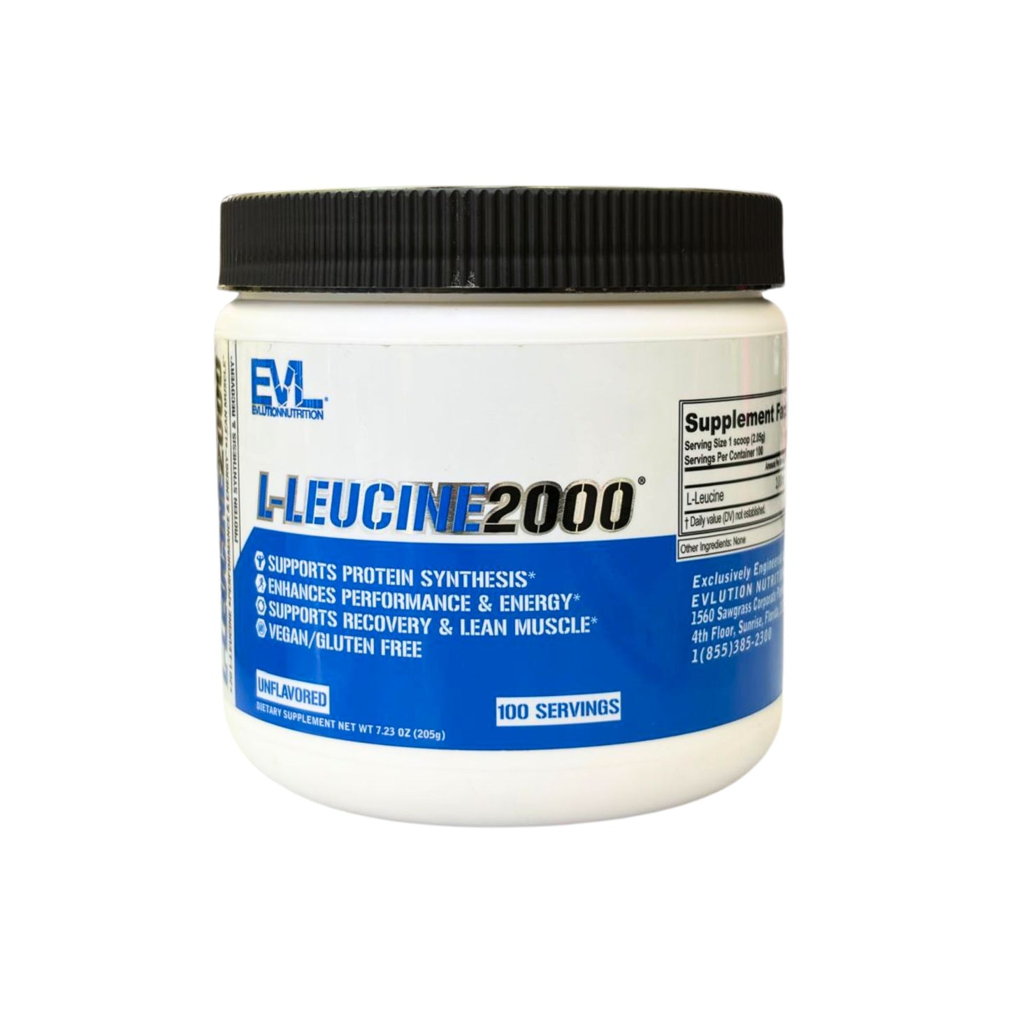 EVL L-Leucine 2000 100 Servings