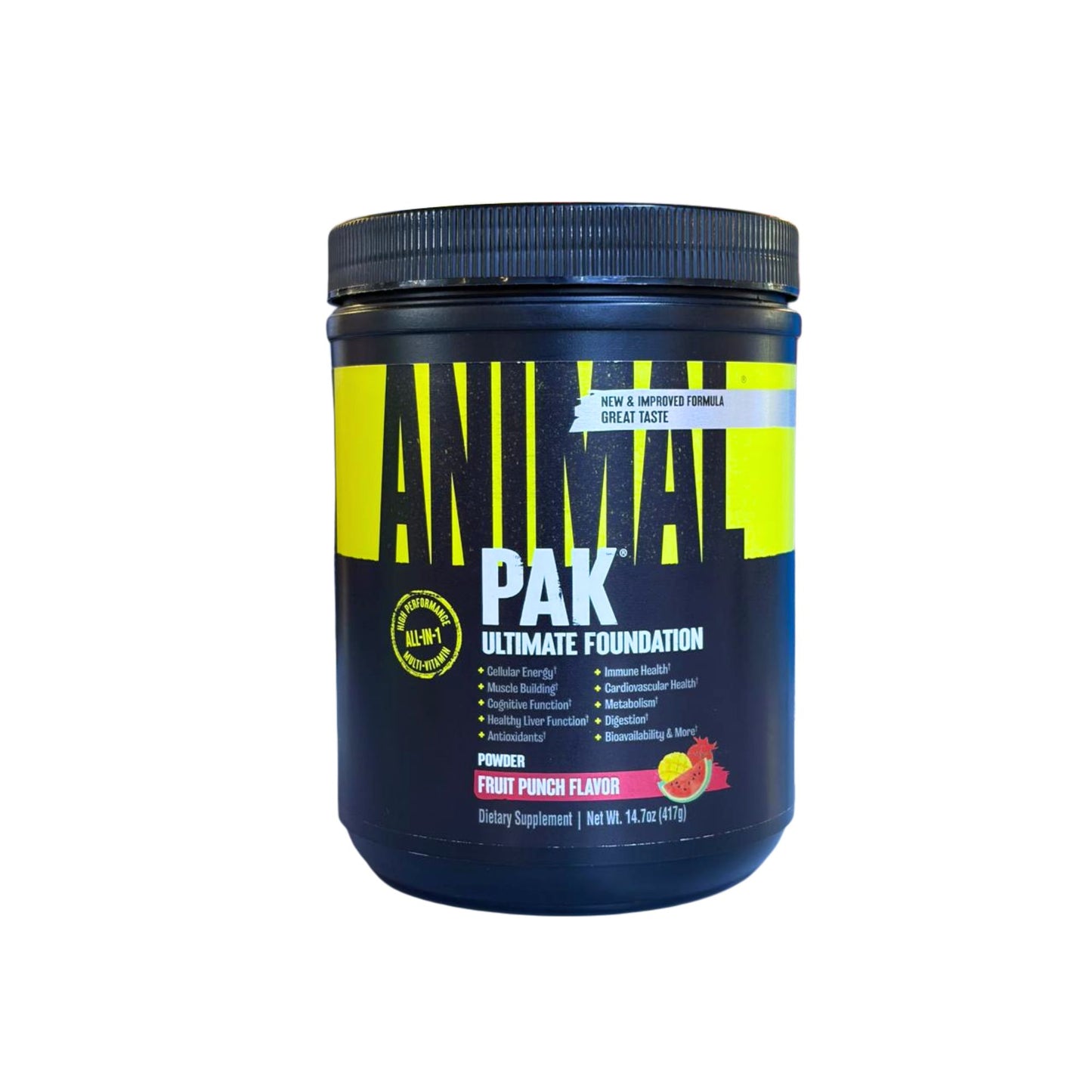 Animal Pak Ultimate Foundation Fruit Punch 30 Servings supplement - Nutrition Hub Online UAE