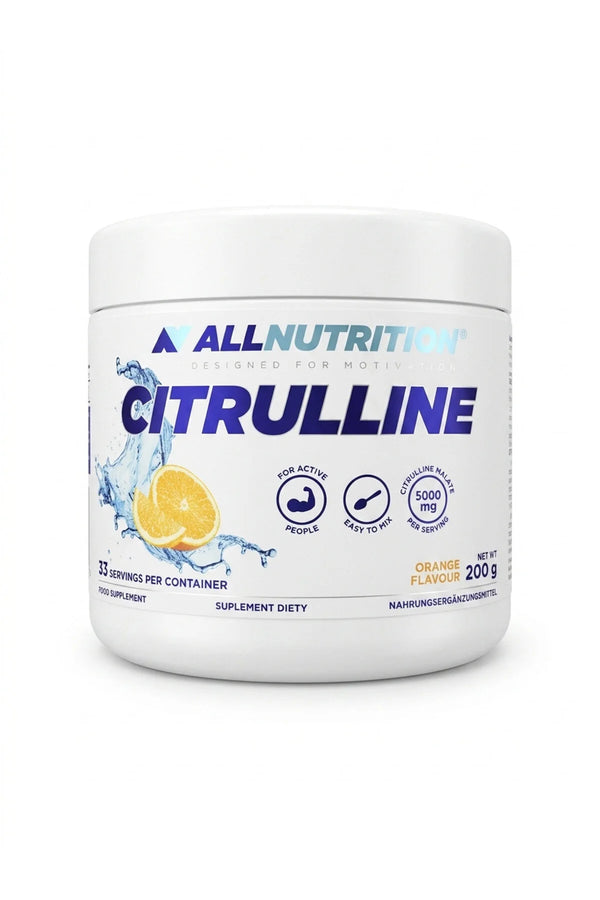 ALLNUTRITION Citrulline 200g Orange Flavour Pre-Workout Supplement 33 Servings
