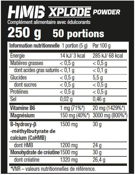 Olimp HMB Xplode Powder 250gm 50 Portions