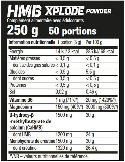 Olimp HMB Xplode Powder 250gm 50 Portions