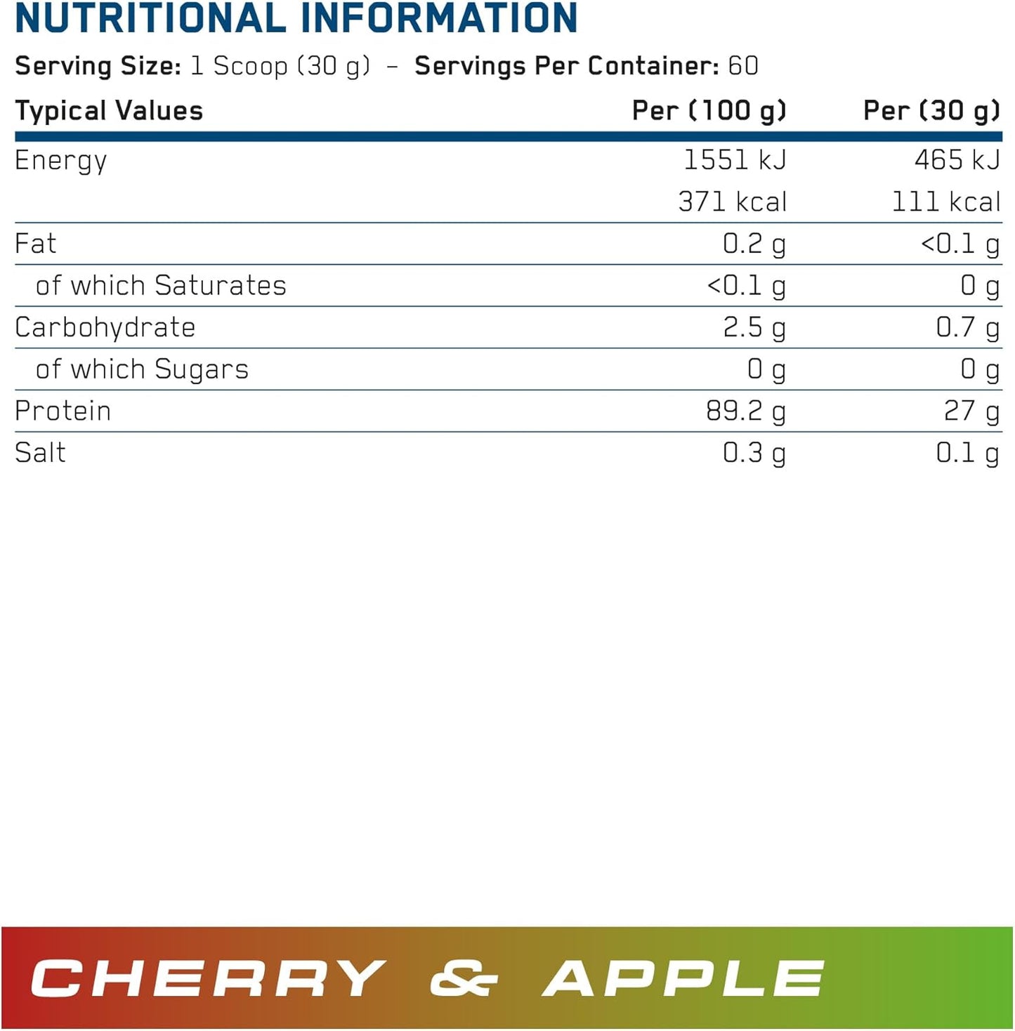 Applied Nutrition Beef XP Clear Hydrolysed Protein Isolate 1.8kg