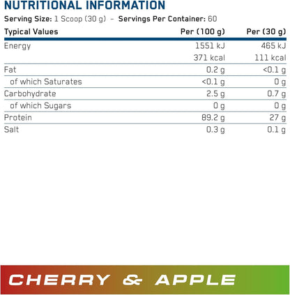 Applied Nutrition Beef XP Clear Hydrolysed Protein Isolate 1.8kg