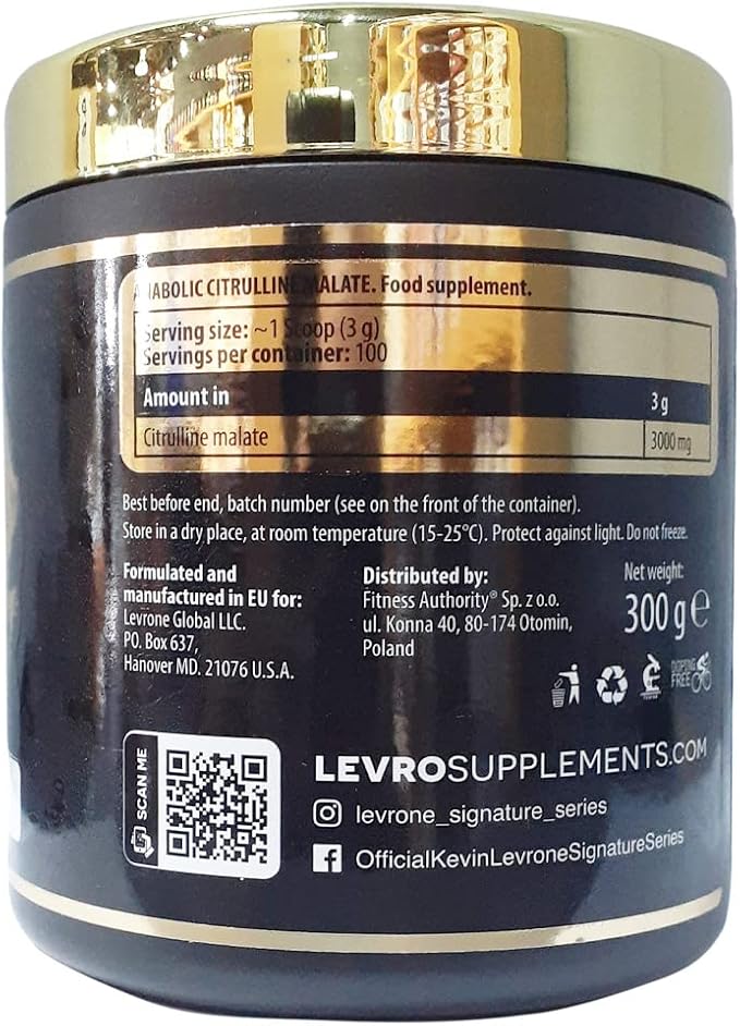 Kevin Levrone Anabolic Citrulline Malate 300g