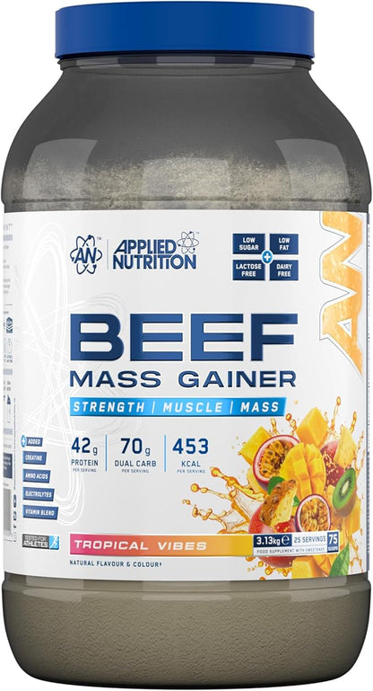 Applied Nutrition Beef Mass Gainer 3.13kg 25 Servings