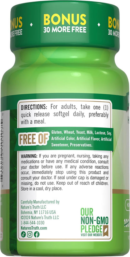 Nature's Truth Vitamin D3 5000 IU, 130 Softgels