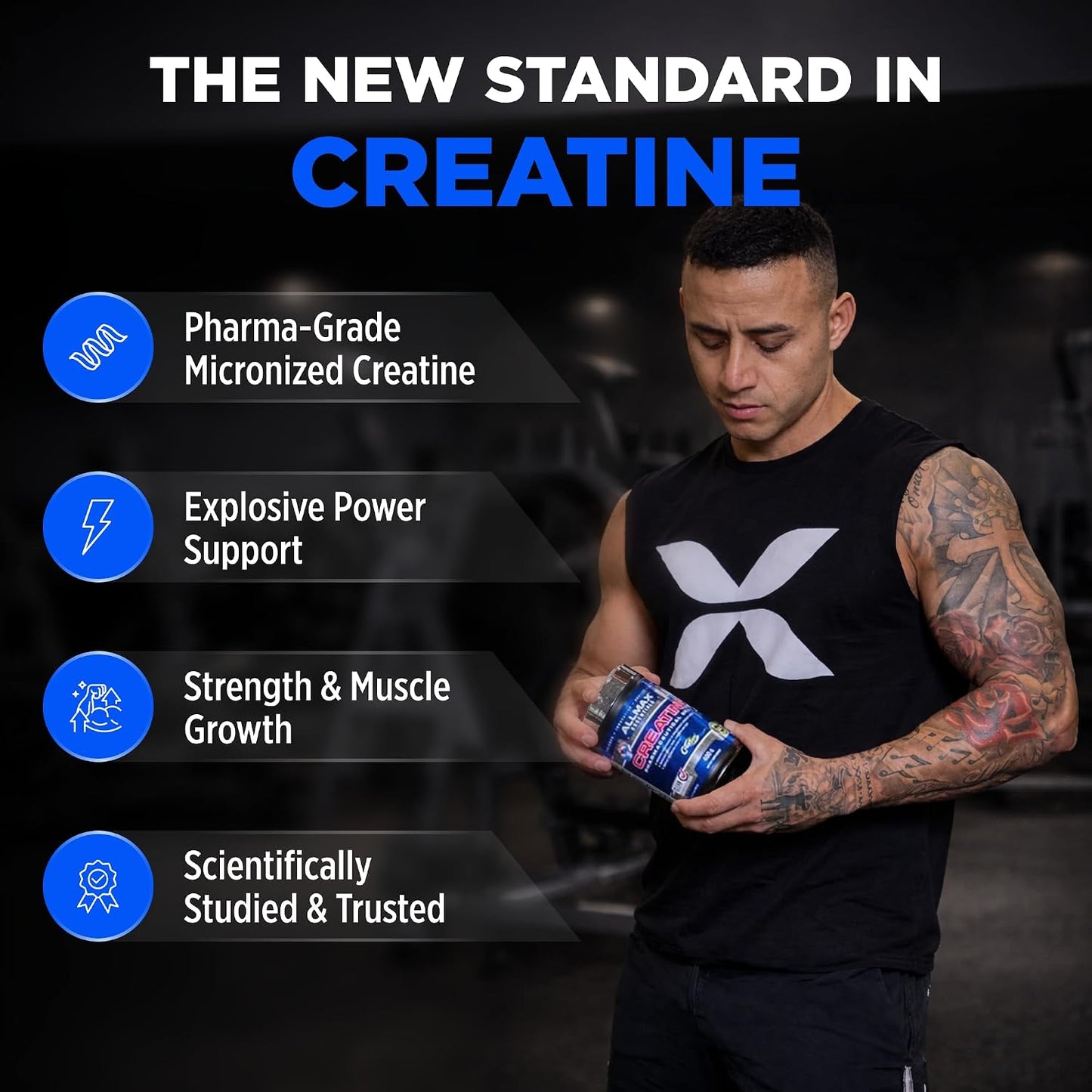 ALLMAX Creatine Monohydrate Powder 400g