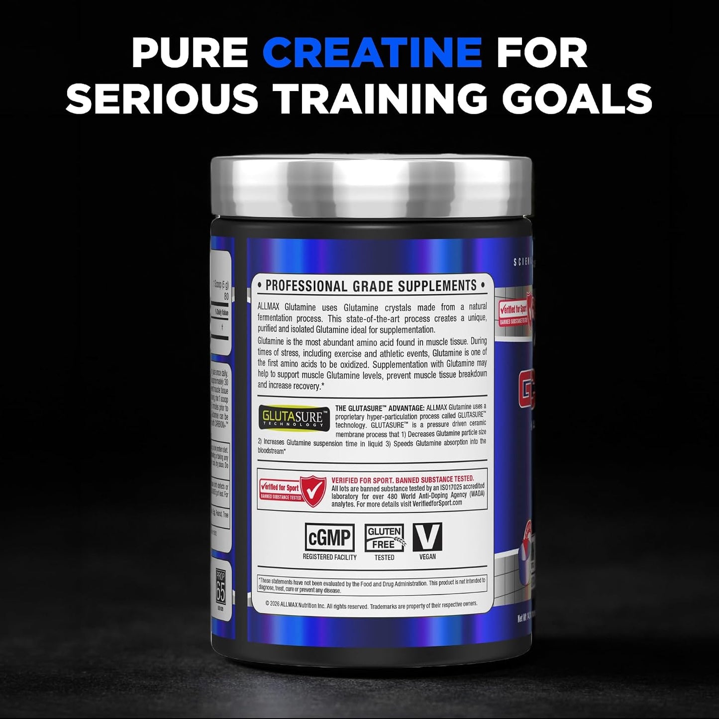 ALLMAX Creatine Monohydrate Powder 400g