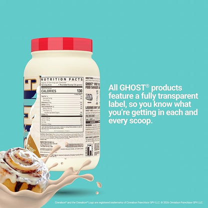 Ghost Whey Protein Cinnabon 2lb 27 servings