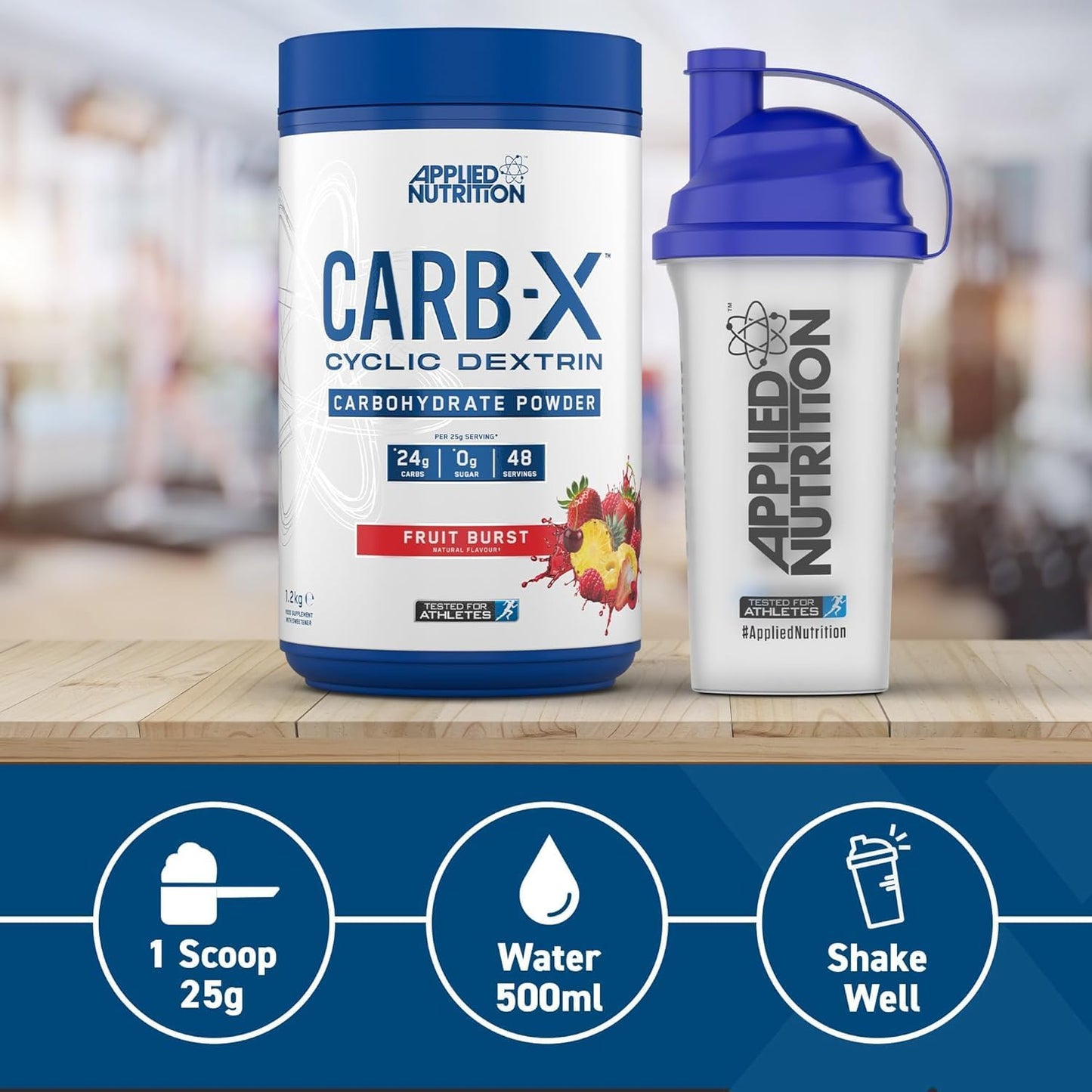 Applied Nutrition Carb-X Carbohydrate Powder 1.2kg 48 servings