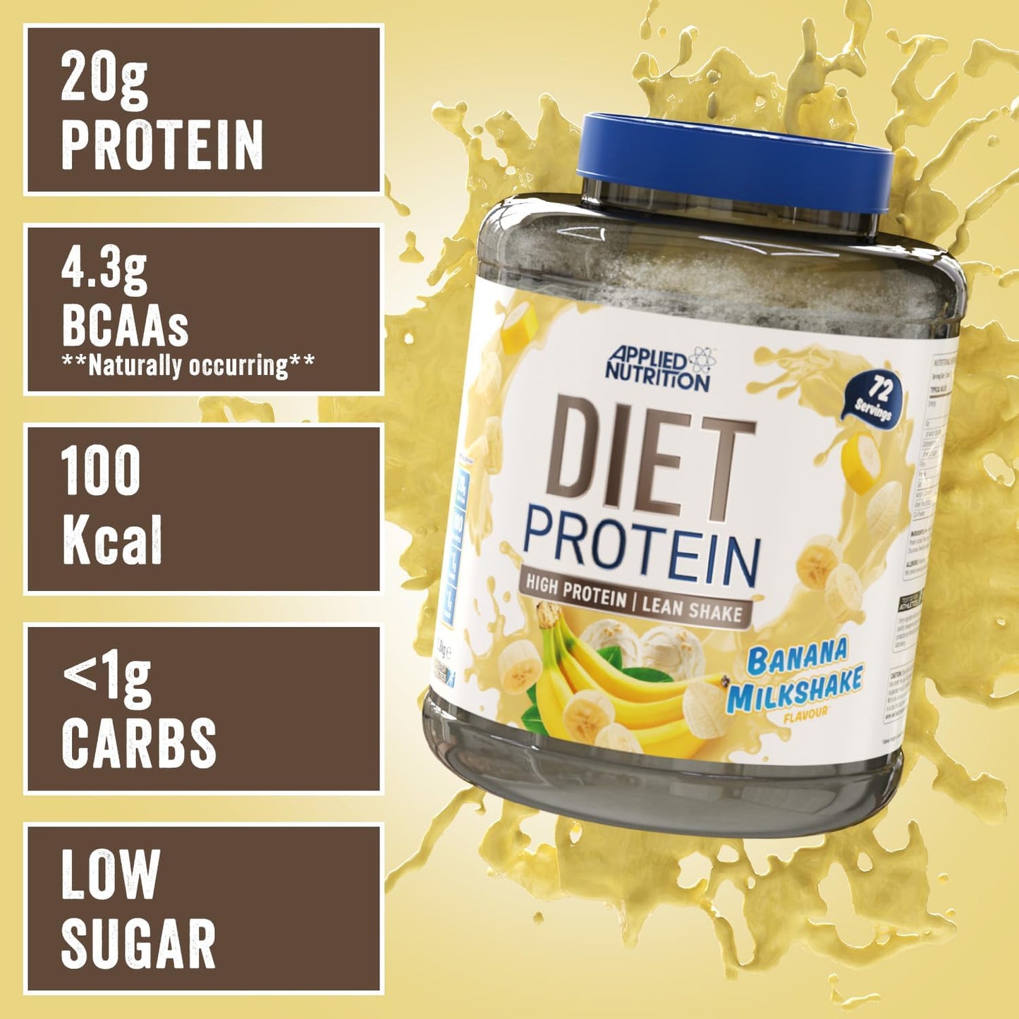 Applied Nutrition Diet Protein 1.8kg 72 Servings