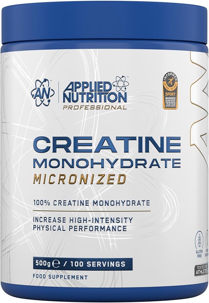 Applied Nutrition Creatine Monohydrate Micronized, Unflavored, 500gm