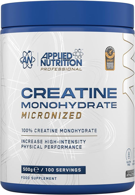 Applied Nutrition Creatine Monohydrate Micronized, Unflavored, 500gm