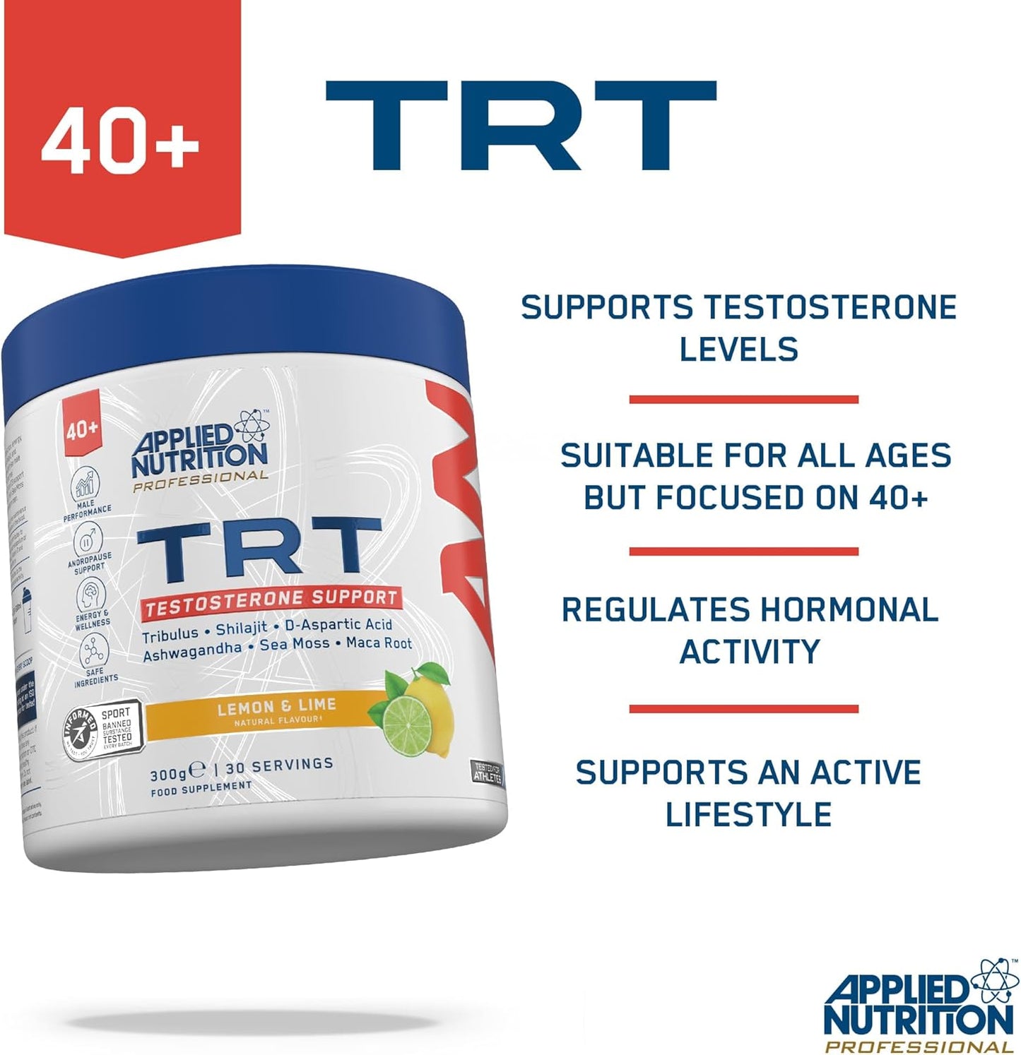 Applied Nutrition TRT for Men 300g – 30 Servings
