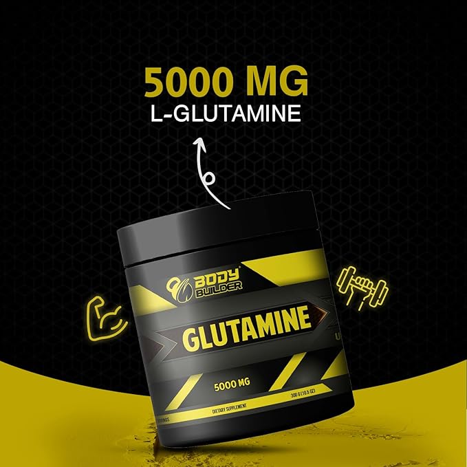 Body Builder Glutamine 300gm 60 servings Unflavoured
