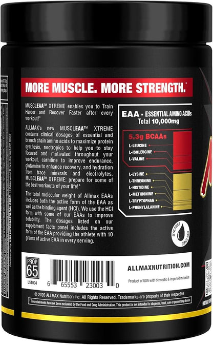 ALLMAX MUSCLEAA Xtreme EAA Powder Pina Colada 532g