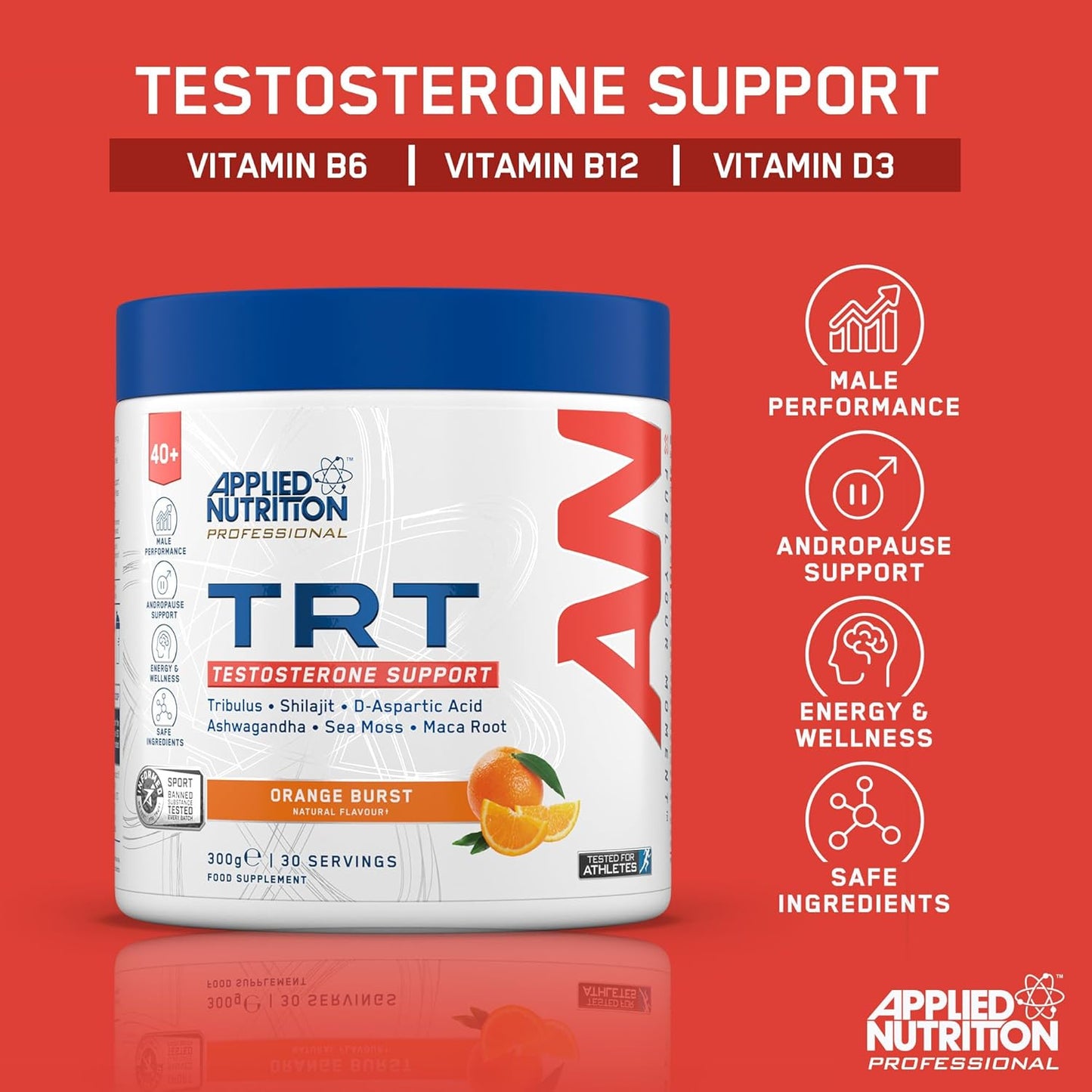 Applied Nutrition TRT for Men 300g – 30 Servings