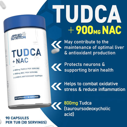 Applied Nutrition Tudca+NAC 90 Capsules