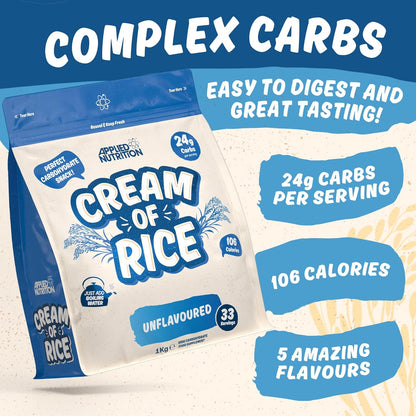 Applied Nutrition Cream of Rice 33 servings 1 kg
