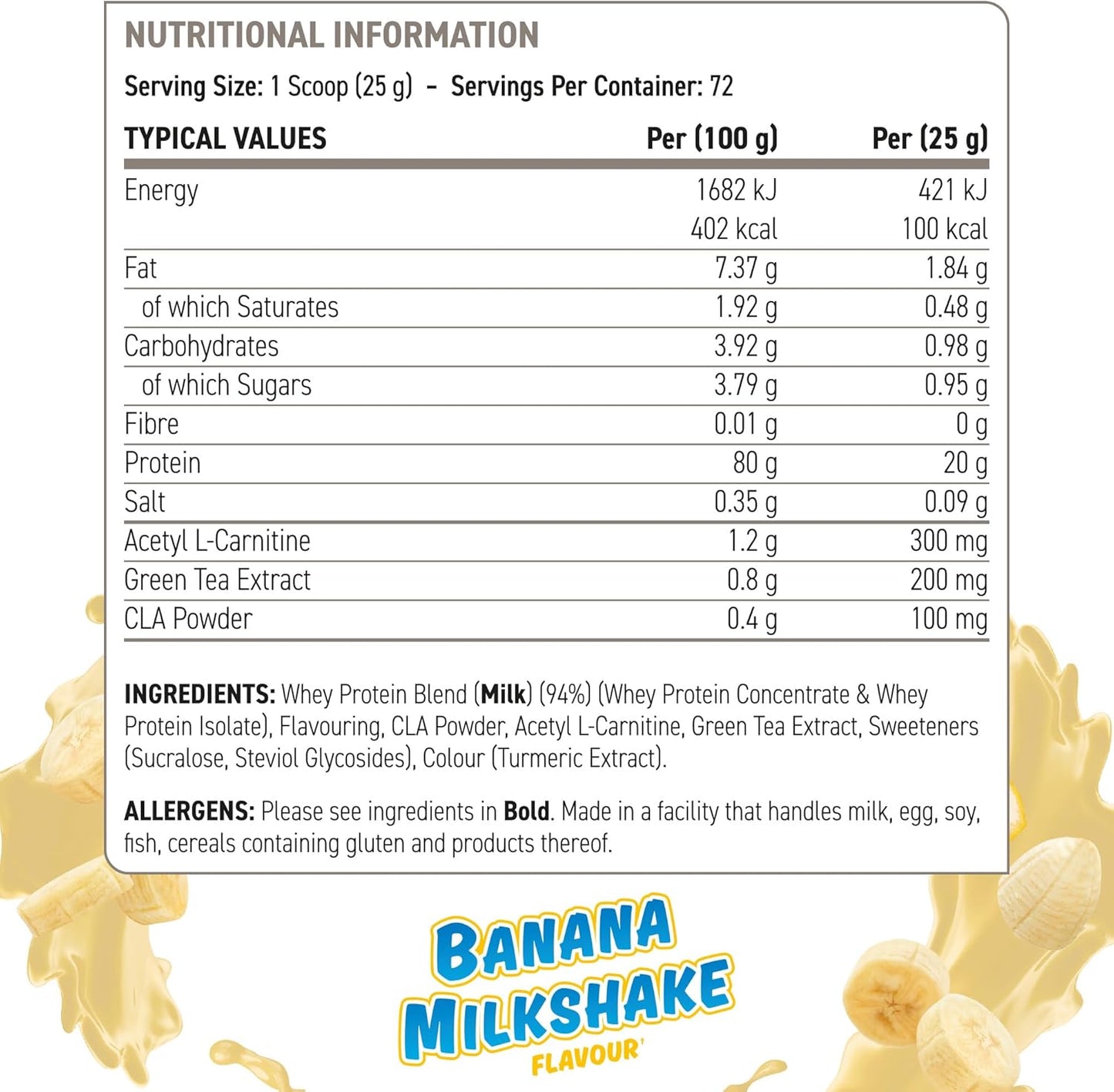 Applied Nutrition Diet Protein 1.8kg 72 Servings