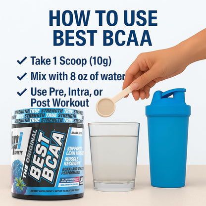 Bpi Sports Best BCAA Blue Raspberry 30 servings