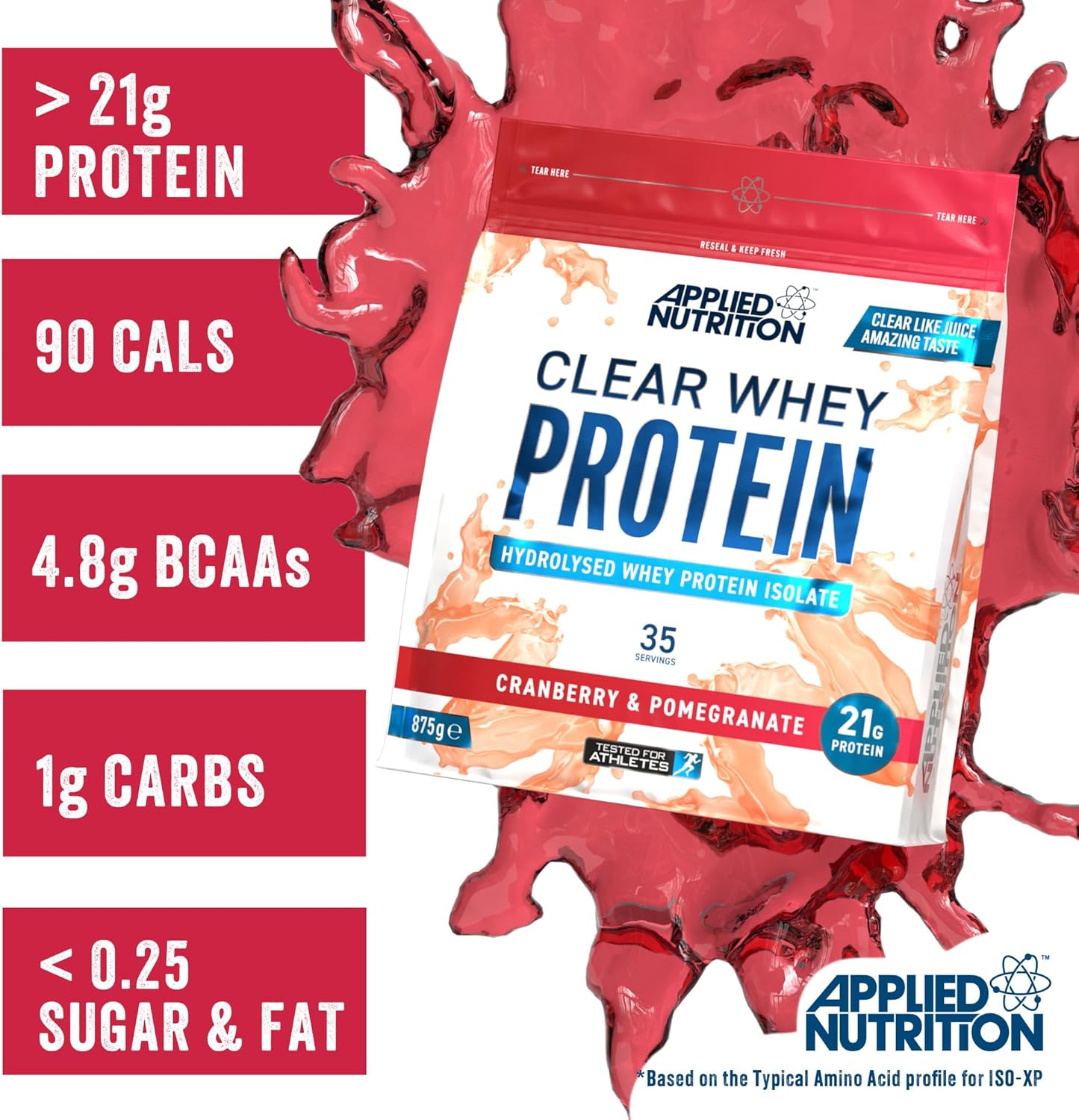 Applied Nutrition Clear Whey Protein 35 servings 875g
