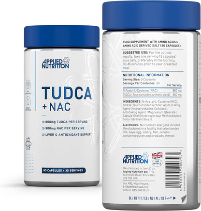 Applied Nutrition Tudca+NAC 90 Capsules