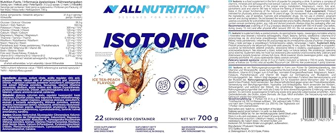 Allnutrition Isotonic 700gm 22 servings