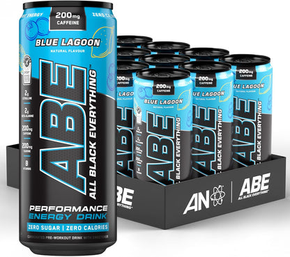 Applied Nutrition ABE Drink (12 x 330 ml) - Energy Drinks - 200 mg Caffeine