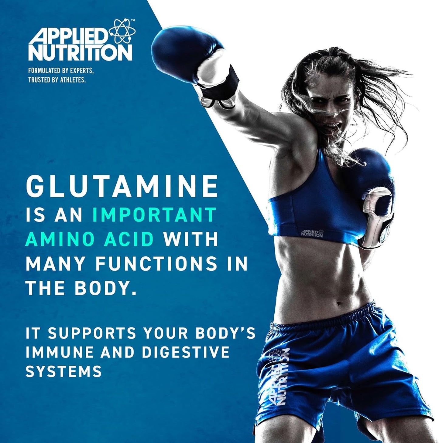 Applied Nutrition L-Glutamine Micronized 250gm 50 servings