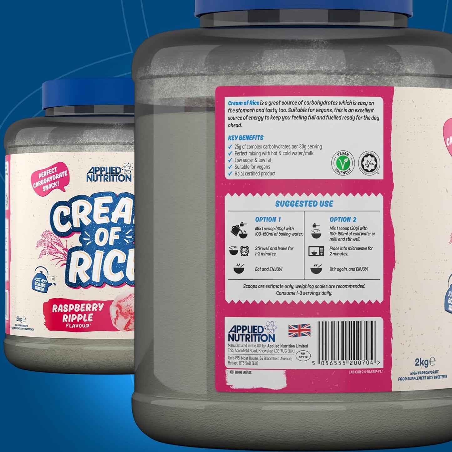 Applied Nutrition Cream of Rice 2kg