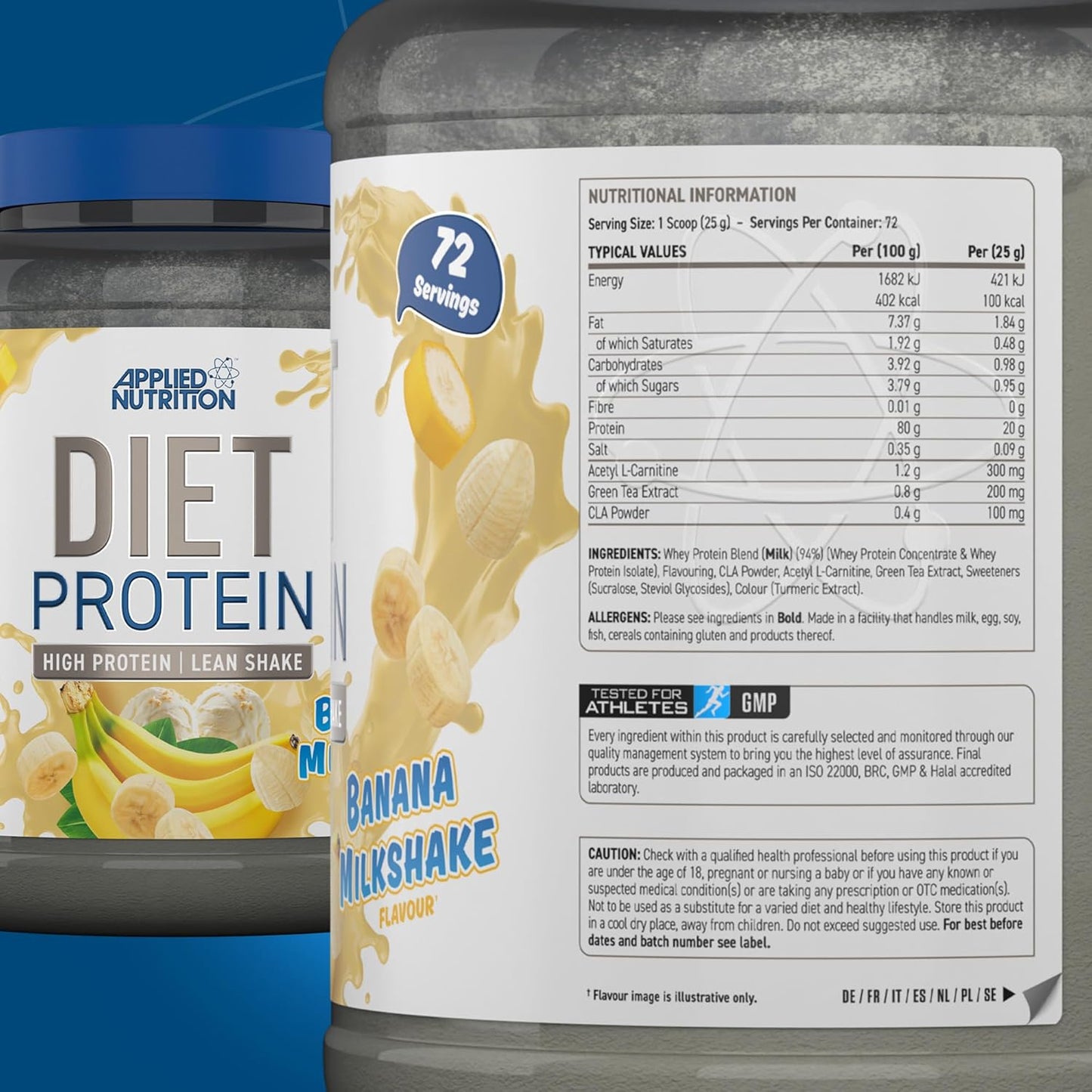 Applied Nutrition Diet Protein 1.8kg 72 Servings