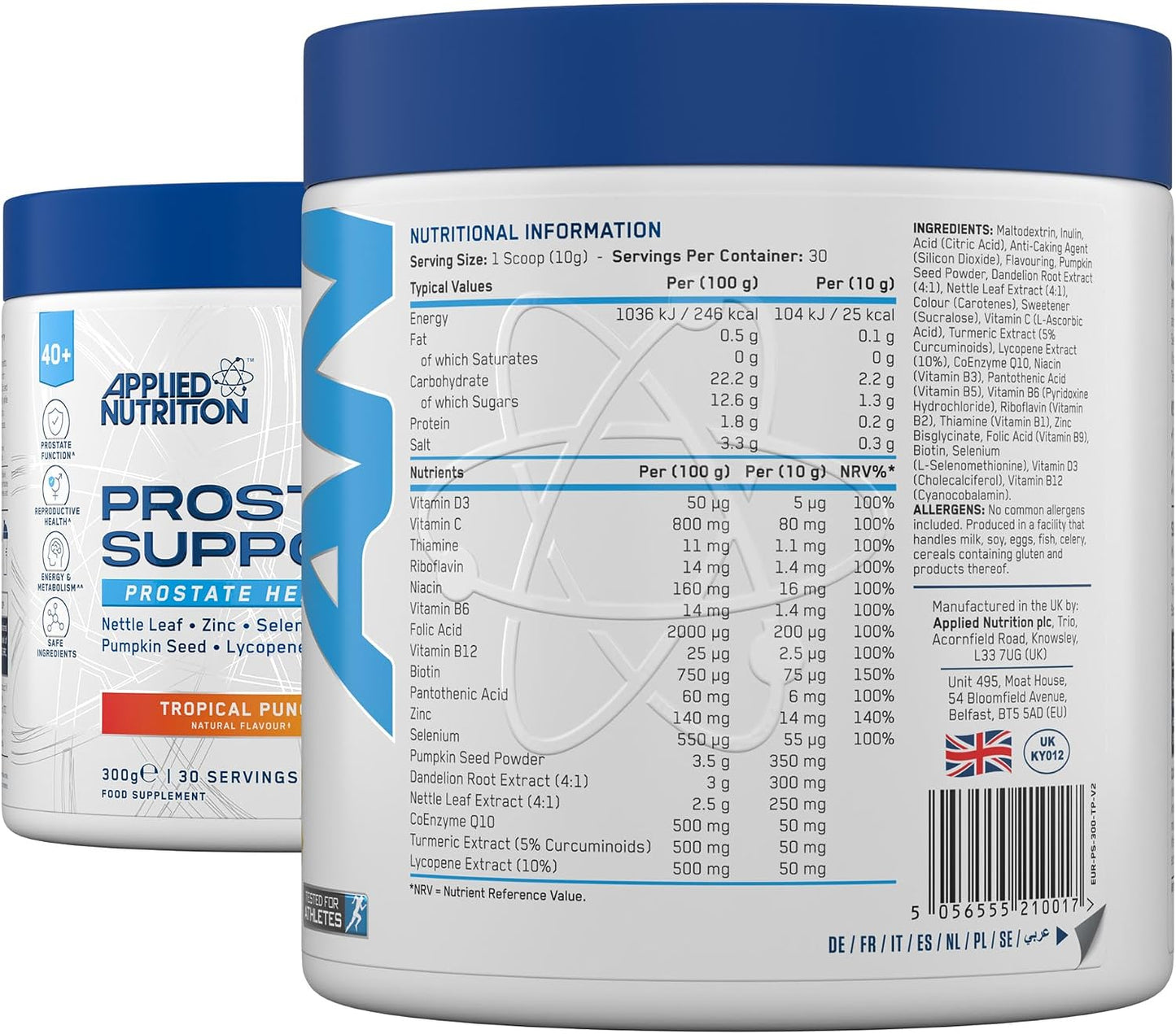 Applied Nutrition Prostate Support 300gm 30 servings