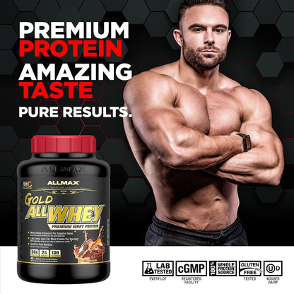 ALLMAX AllWhey Gold 100% Whey Protein & Isolate Chocolate Peanut Butter 2.27kg