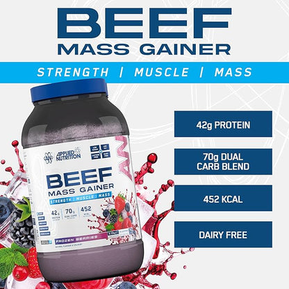 Applied Nutrition Beef Mass Gainer 3.13kg 25 Servings