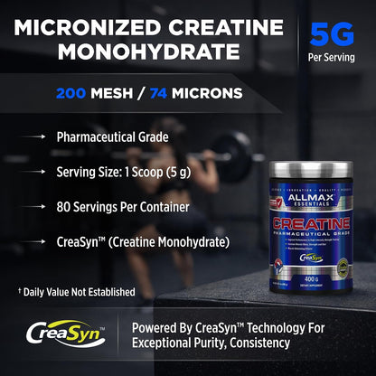 ALLMAX Creatine Monohydrate Powder 400g
