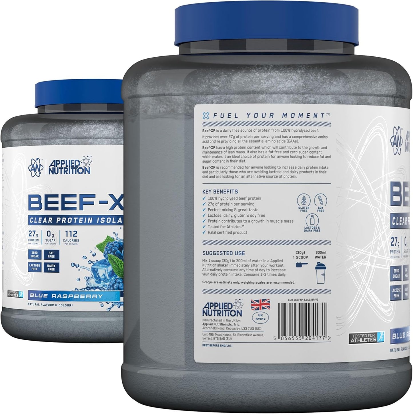 Applied Nutrition Beef XP Clear Hydrolysed Protein Isolate 1.8kg