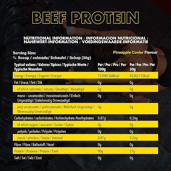 NXT Nutrition Beef Protein Isolate 60 Servings