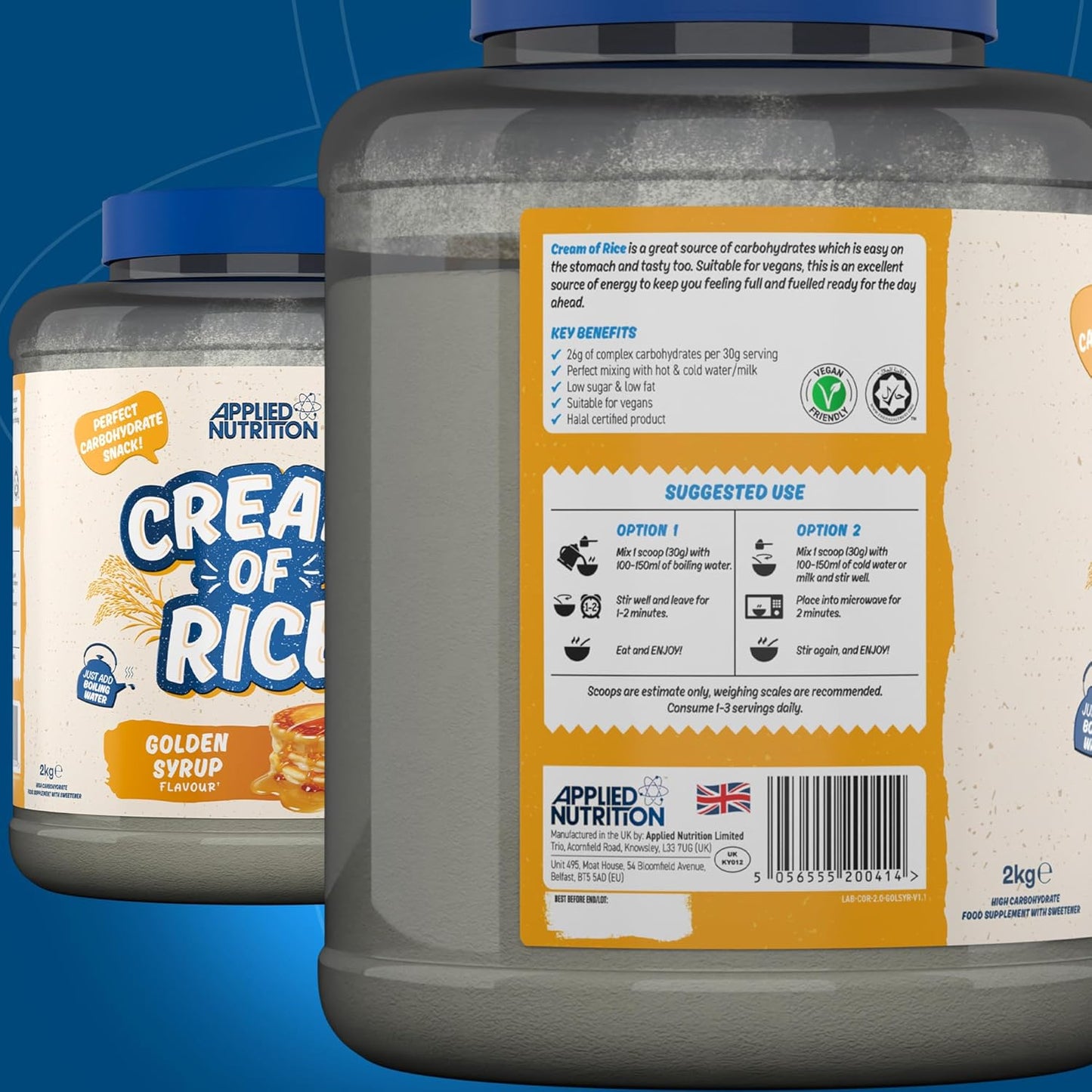 Applied Nutrition Cream of Rice 2kg