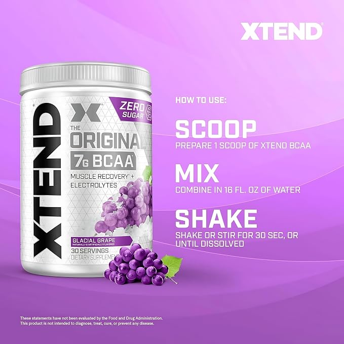 XTEND Original BCAA Muscle Recovery Electrolytes Powder – 390g | 30 Servings