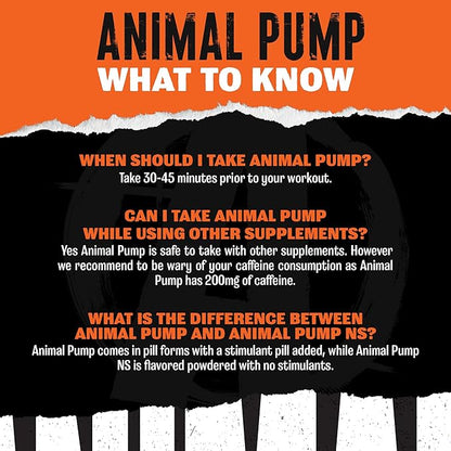 Animal Pre-workout Pump Pill Packs 30 packs