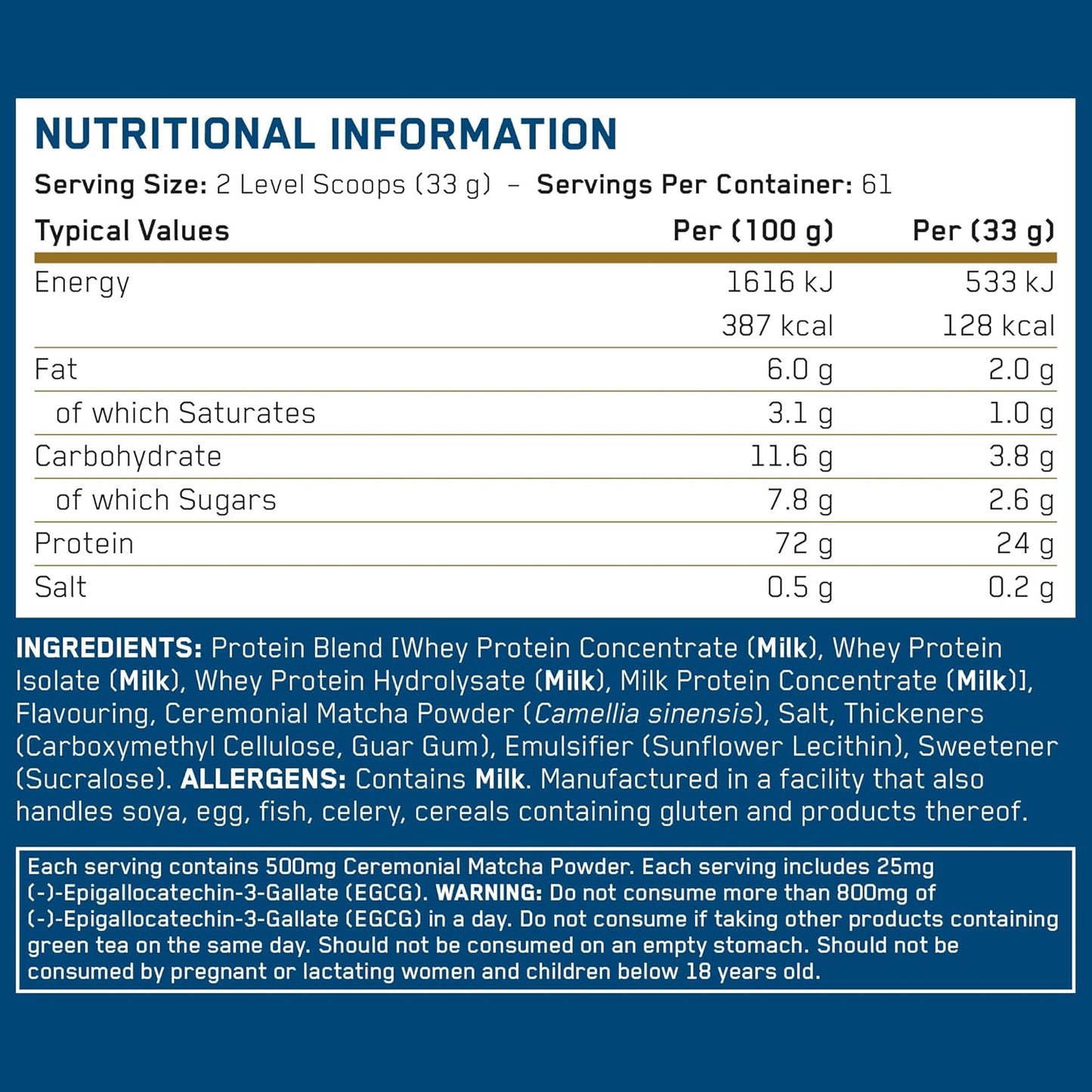 Applied Nutrition Critical Whey 2kg 61 Servings