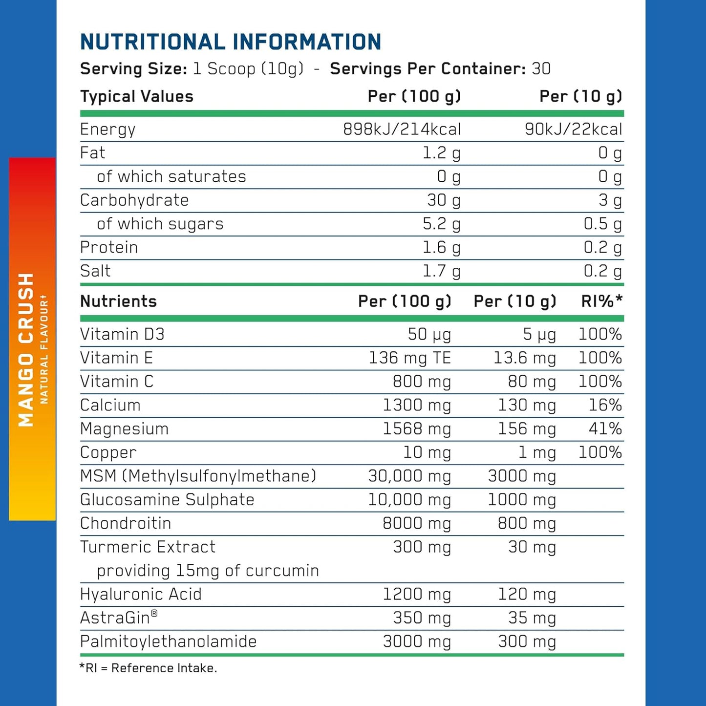 Applied Nutrition joint Complex 300gm 30 servings