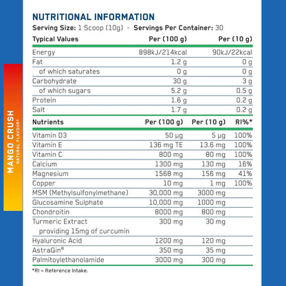 Applied Nutrition joint Complex 300gm 30 servings