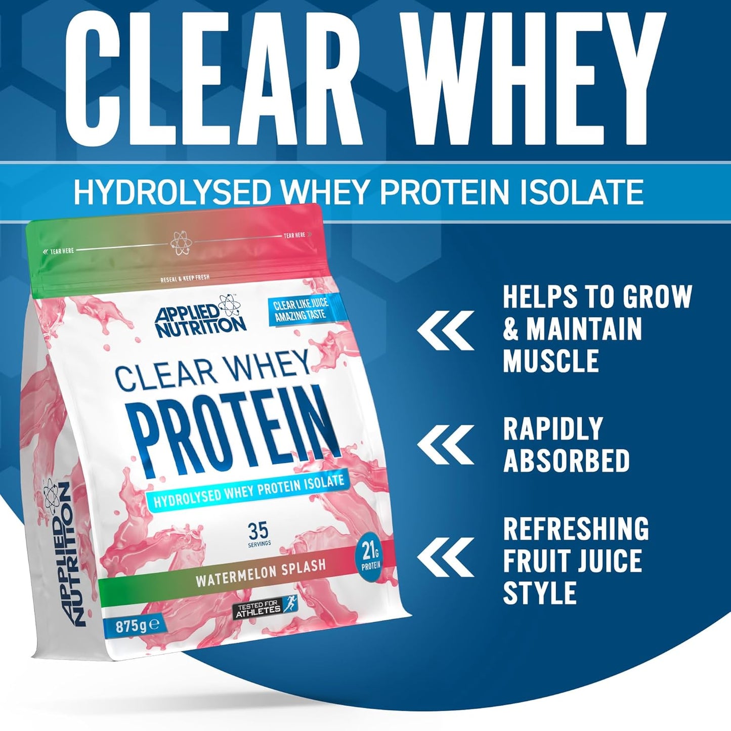 Applied Nutrition Clear Whey Protein 35 servings 875g