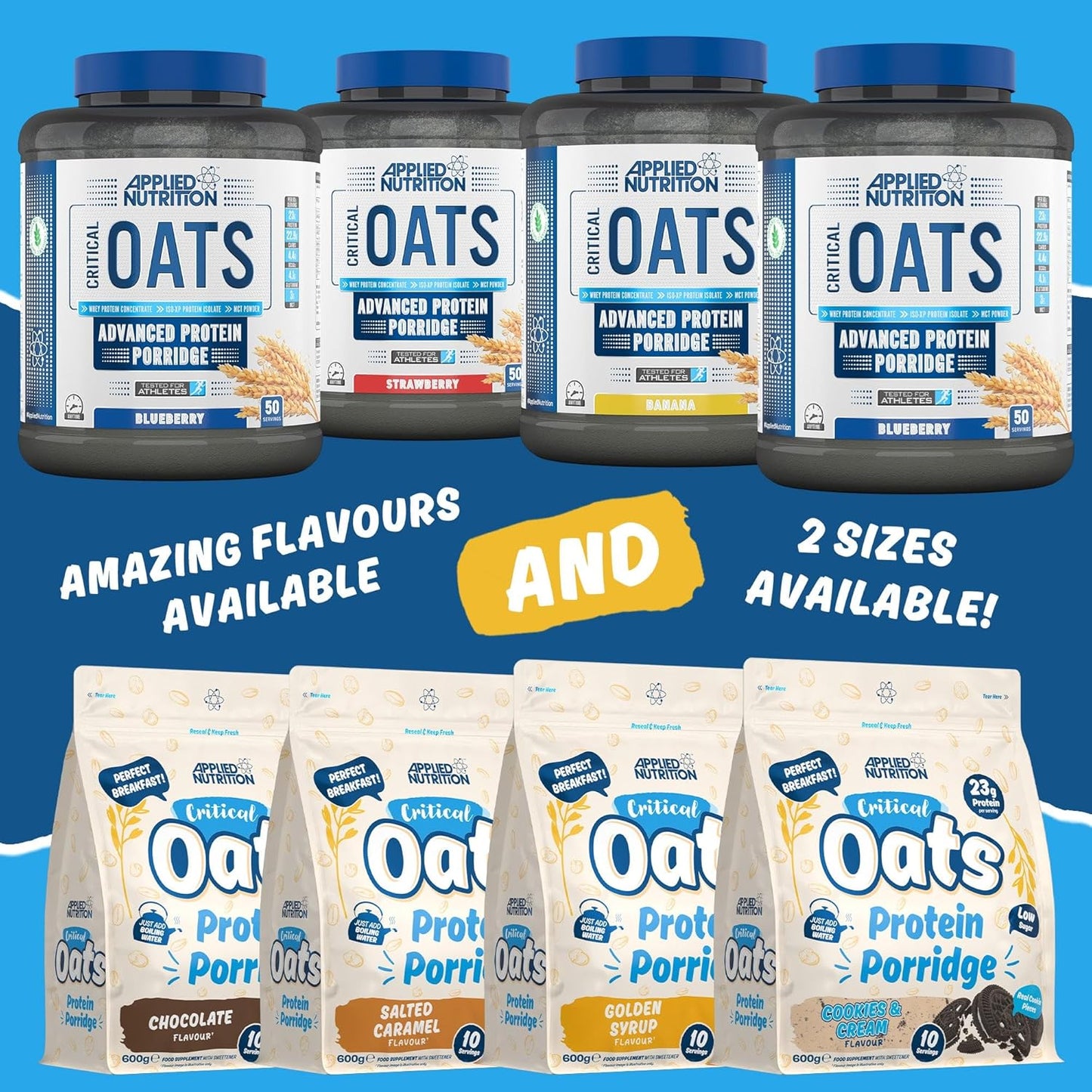 Applied Nutrition Critical Oats Protein Porridge 600g - 10 Servings
