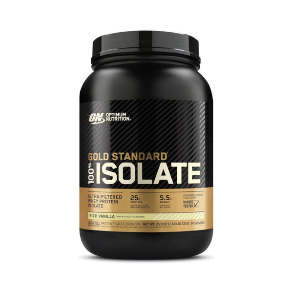 ON Gold Standard 100% Isolate (Rich vanila) 720gm 24 servings