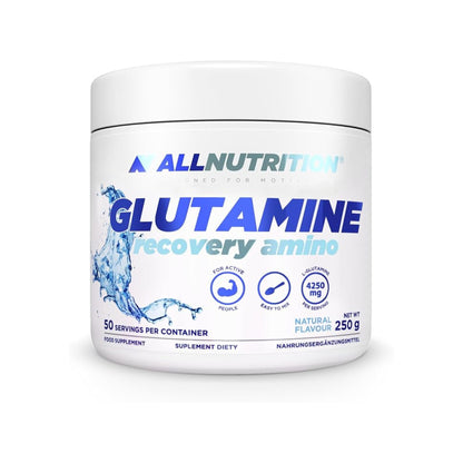 Allnutrition Glutamine recovery amino Natural flavour 250gm 50 servings