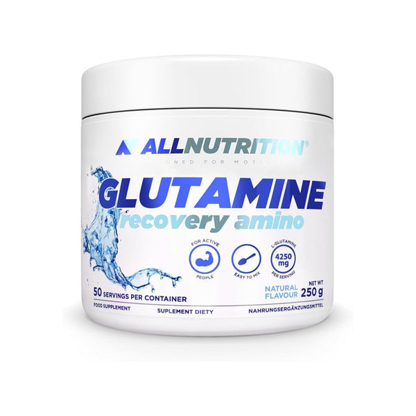 Allnutrition Glutamine recovery amino Natural flavour 250gm 50 servings